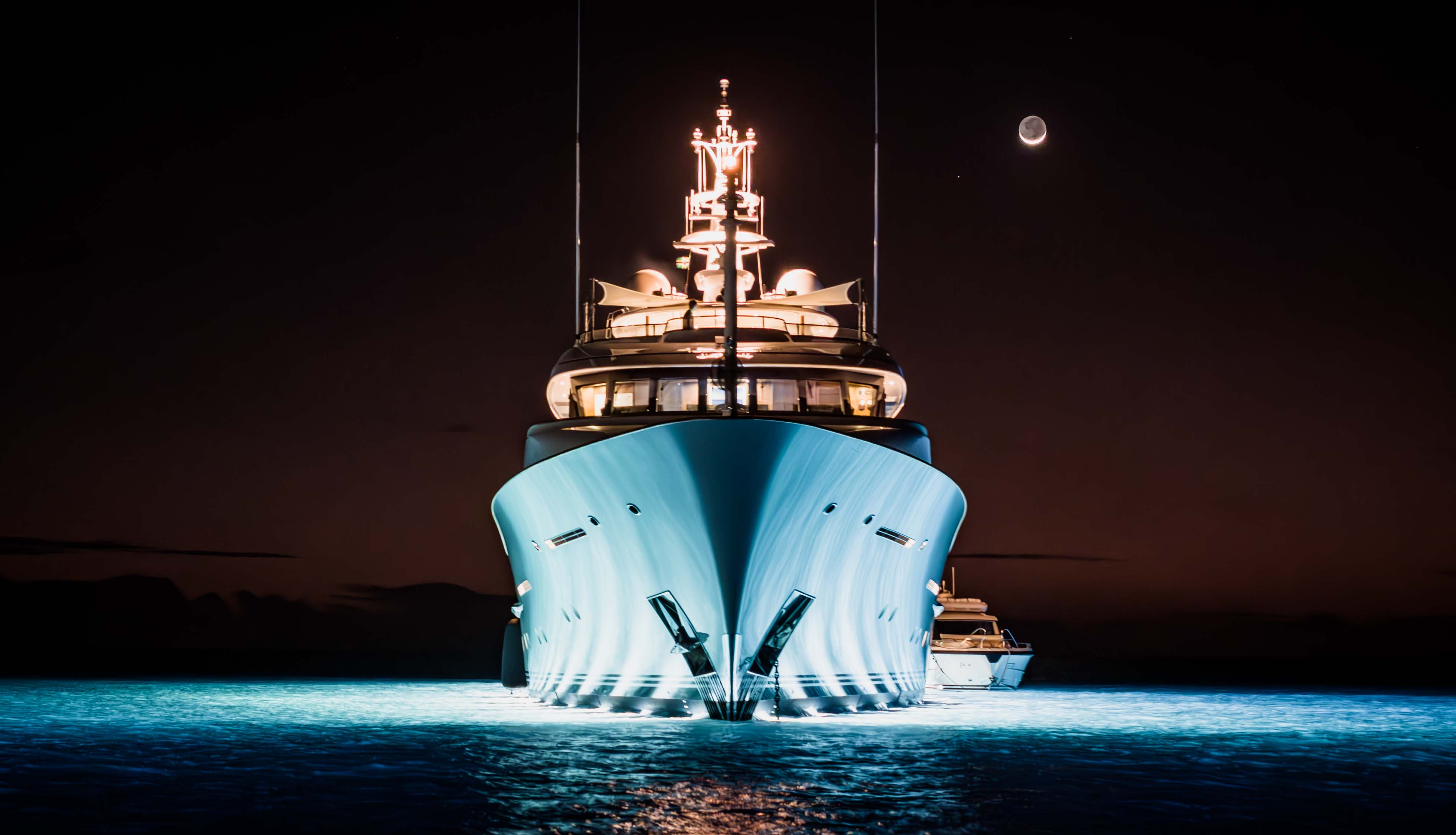 Cinematic yacht at sea — Solace, Stein Studios production